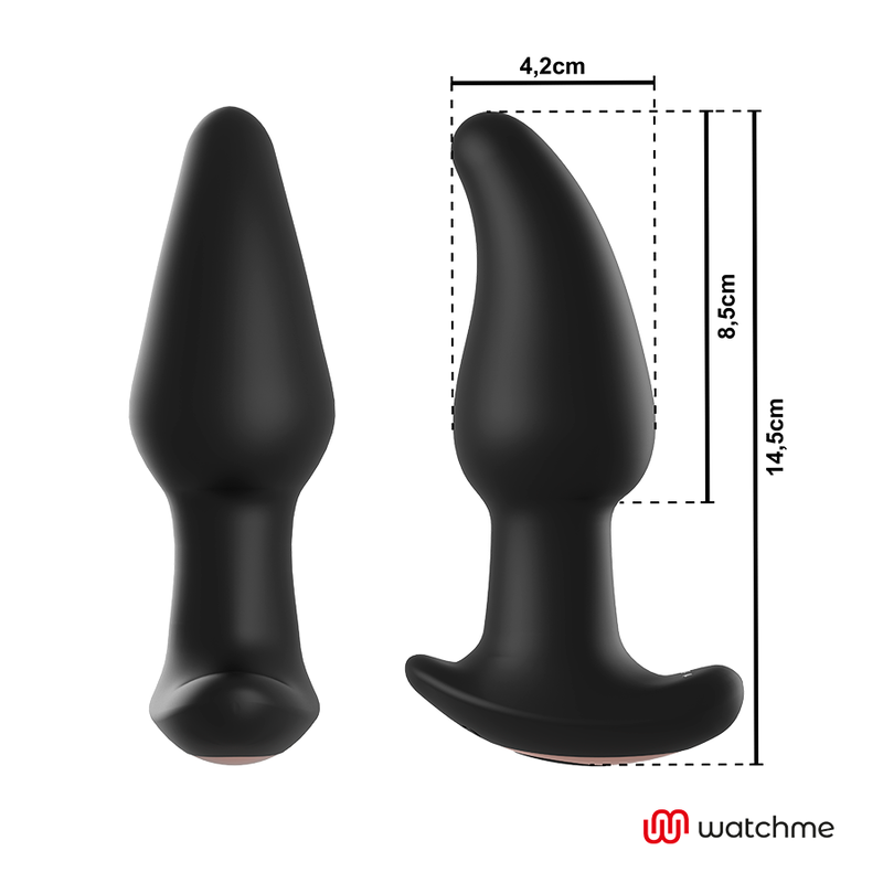WATCHME REMOTE CONTROL PLUG ANALE VIBRATORE CON ROTAZIONE DI PERLE DI AMADEUS - CHARME VIBE