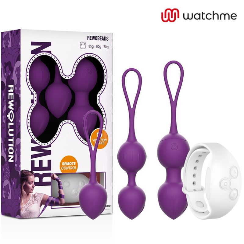 REWOBEADS SFERE VIBRANTI TELECOMANDO CON TECNOLOGIA WATCHME - CHARME VIBE