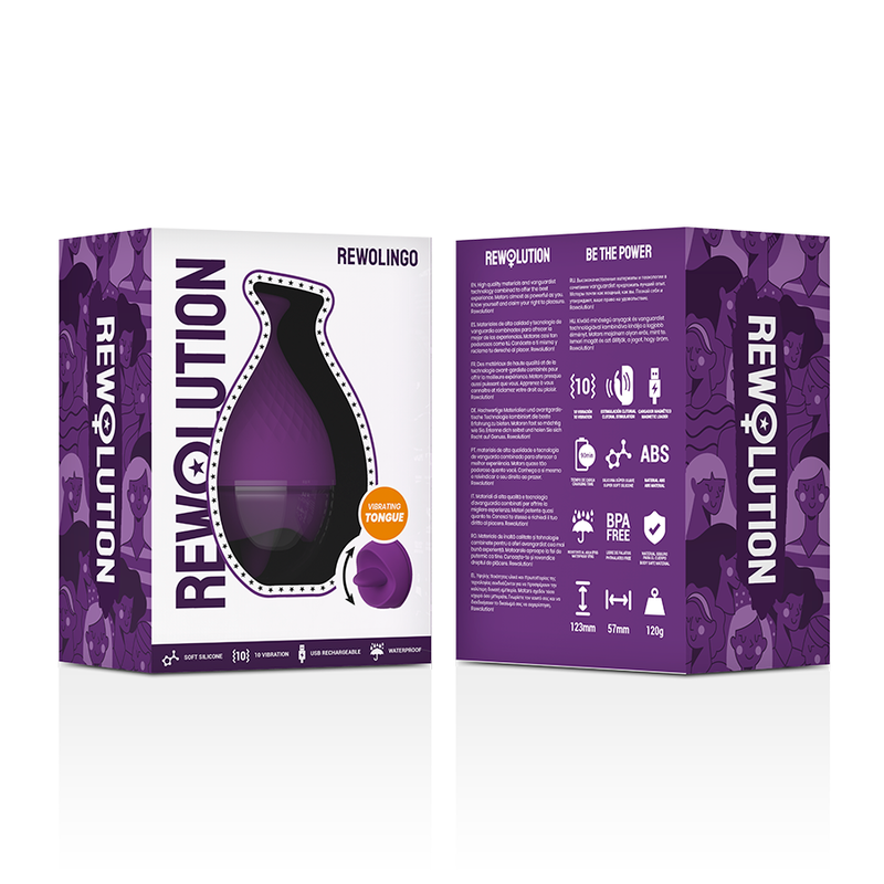 VIBRATORE REWOLINGO CON LINGUA - CHARME VIBE
