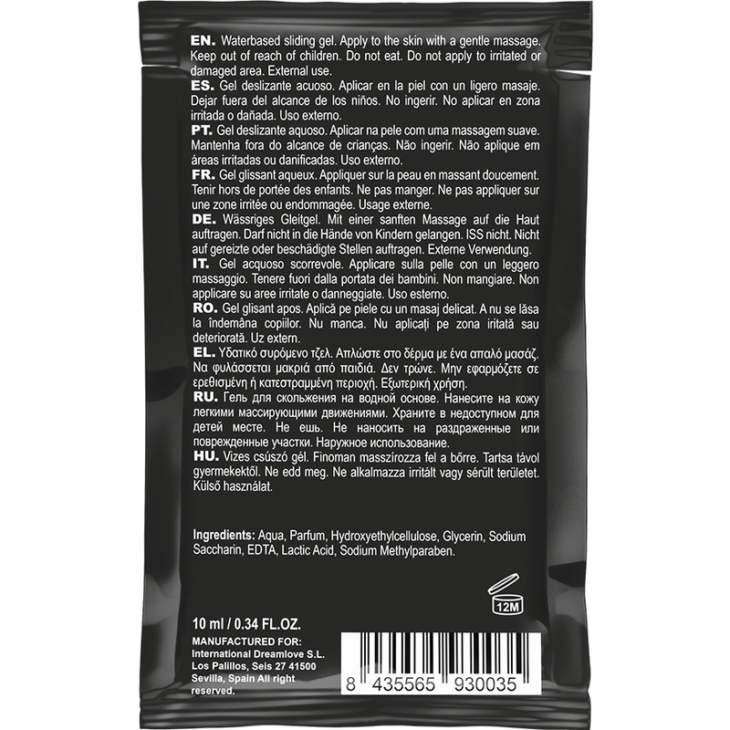 LUBRIFICANTE KISSABLE A BASE ACQUA DI FRAGOLA POCKET 10 ML - CHARME VIBE