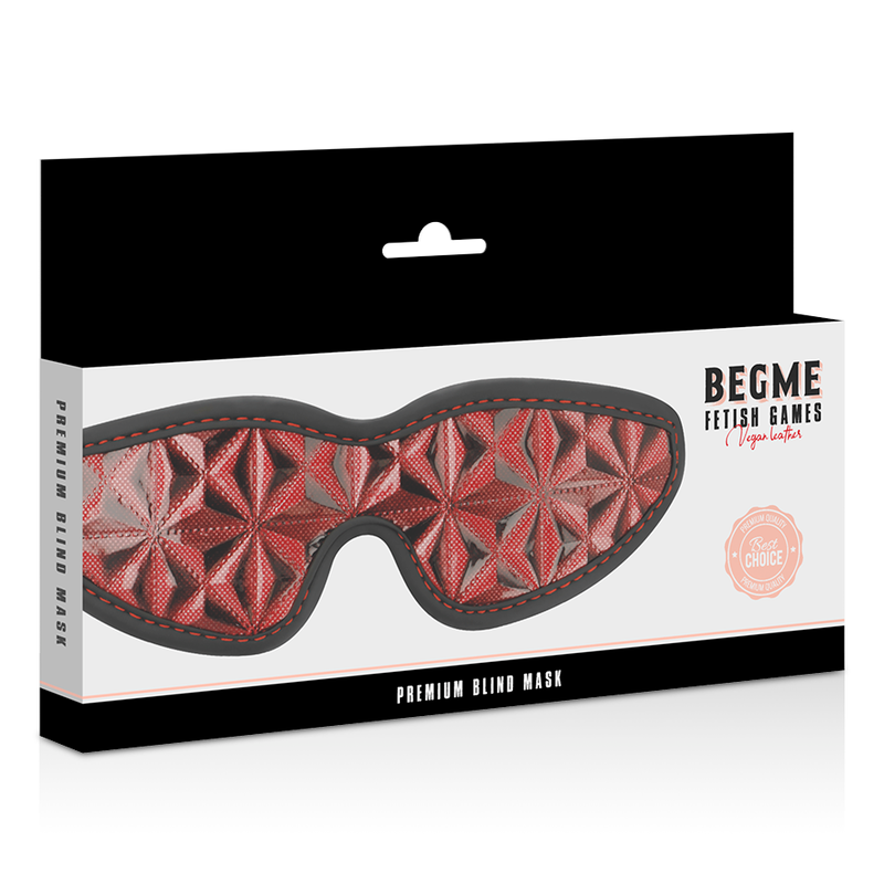 MASCHERA CIECA PREMIUM RED EDITION CON FODERA IN NEOPRENE - CHARME VIBE