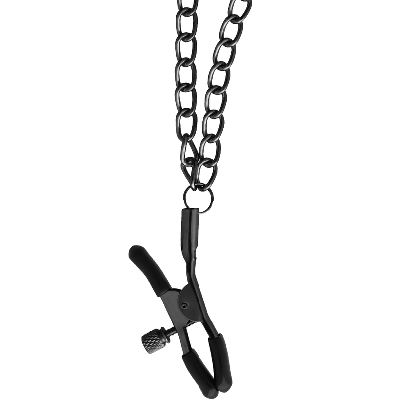 COLLETTO RED EDITION CON MORSETTI PER CAPEZZOLI CON FODERA IN NEOPRENE - CHARME VIBE