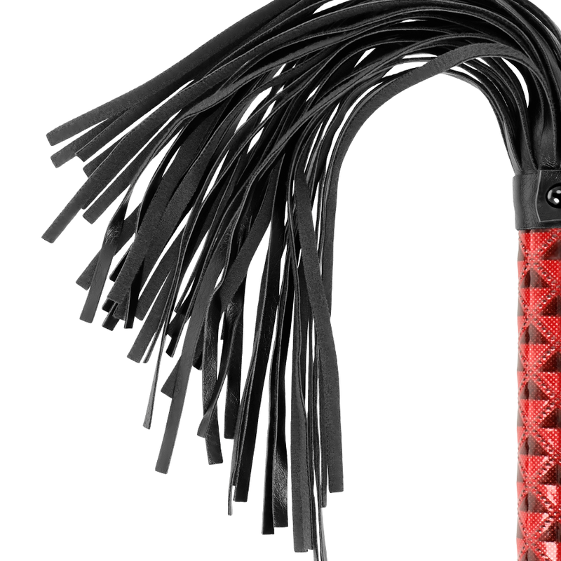 FLOGGER IN PELLE VEGANA EDIZIONE ROSSA - CHARME VIBE