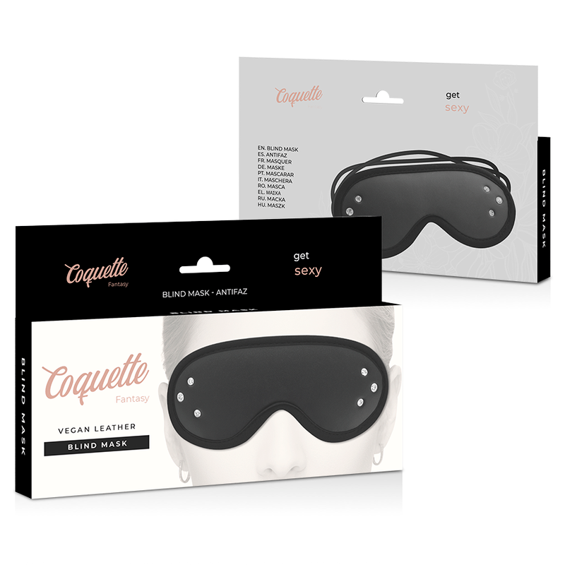 MASCHERA FANTASIA VEGANA IN PELLE CON FODERA IN NEOPRENE - CHARME VIBE