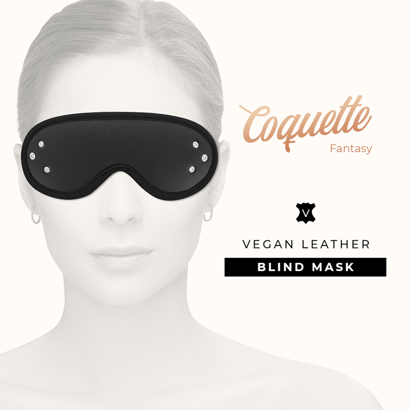 MASCHERA FANTASIA VEGANA IN PELLE CON FODERA IN NEOPRENE - CHARME VIBE