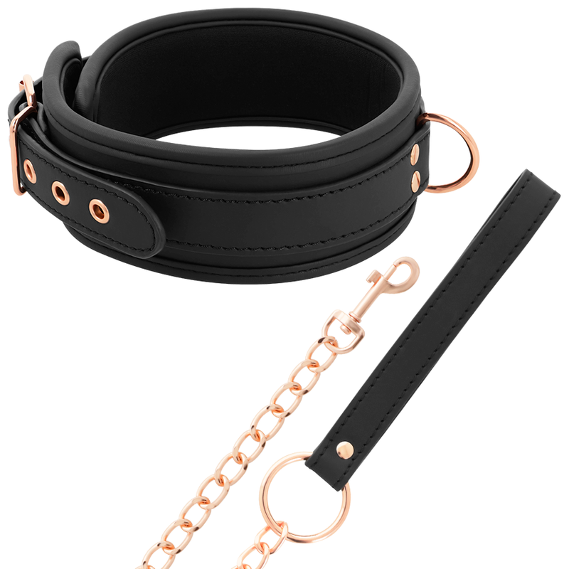 COLLANA IN PELLE FANTASIA VEGANA CON CINTURINO E FODERA IN NEOPRENE - CHARME VIBE