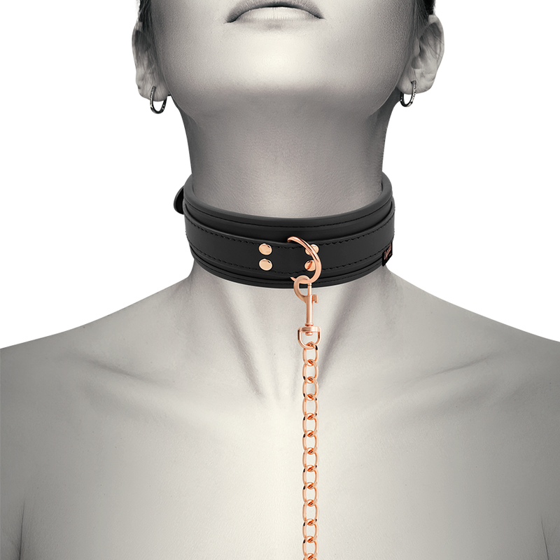 COLLANA IN PELLE FANTASIA VEGANA CON CINTURINO E FODERA IN NEOPRENE - CHARME VIBE