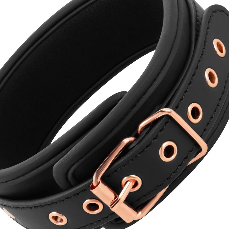 COLLANA IN PELLE FANTASIA VEGANA CON CINTURINO E FODERA IN NEOPRENE - CHARME VIBE