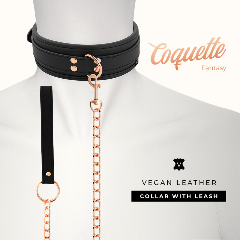 COLLANA IN PELLE FANTASIA VEGANA CON CINTURINO E FODERA IN NEOPRENE - CHARME VIBE