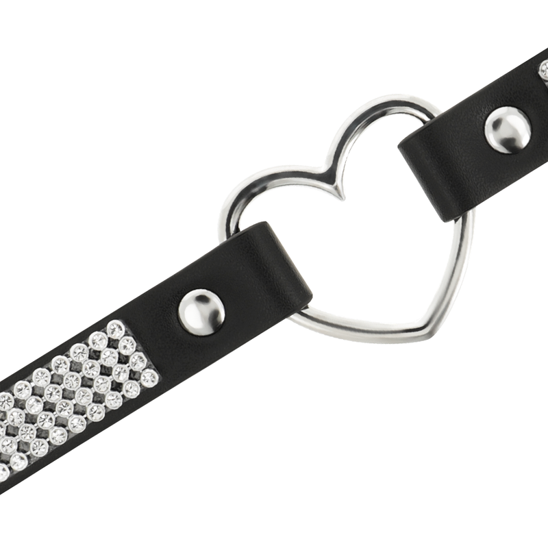 GIROCOLLO IN PELLE VEGANA CON CUORE - CHARME VIBE