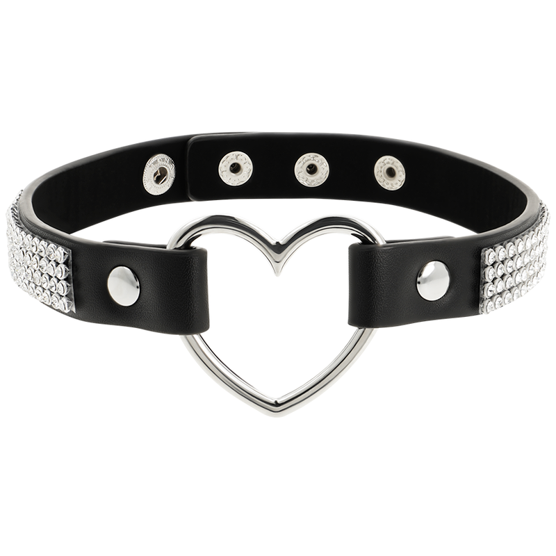 GIROCOLLO IN PELLE VEGANA CON CUORE - CHARME VIBE