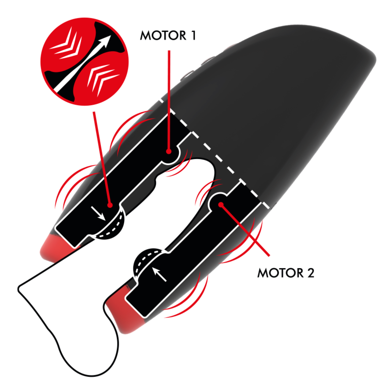 MASTURBATORE NOVAX CON VIBRAZIONE E COMPRESSIONE - CHARME VIBE