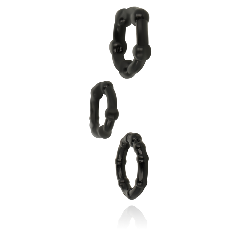 SET DI 3 ANELLI IN SILICONE - CHARME VIBE