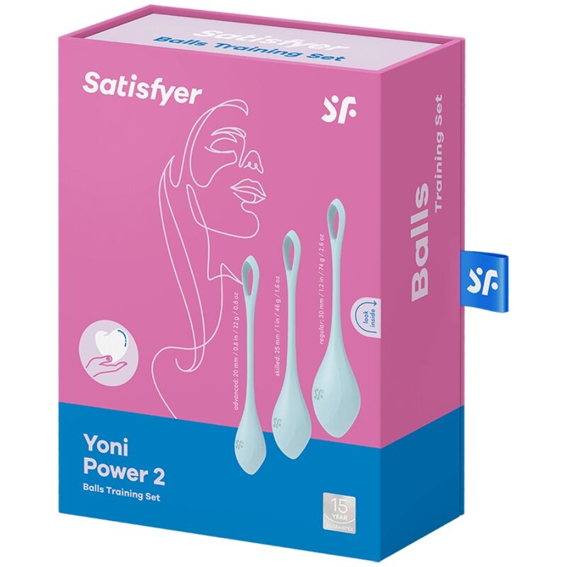SET DA ALLENAMENTO YONI POWER 2 BLU - CHARME VIBE