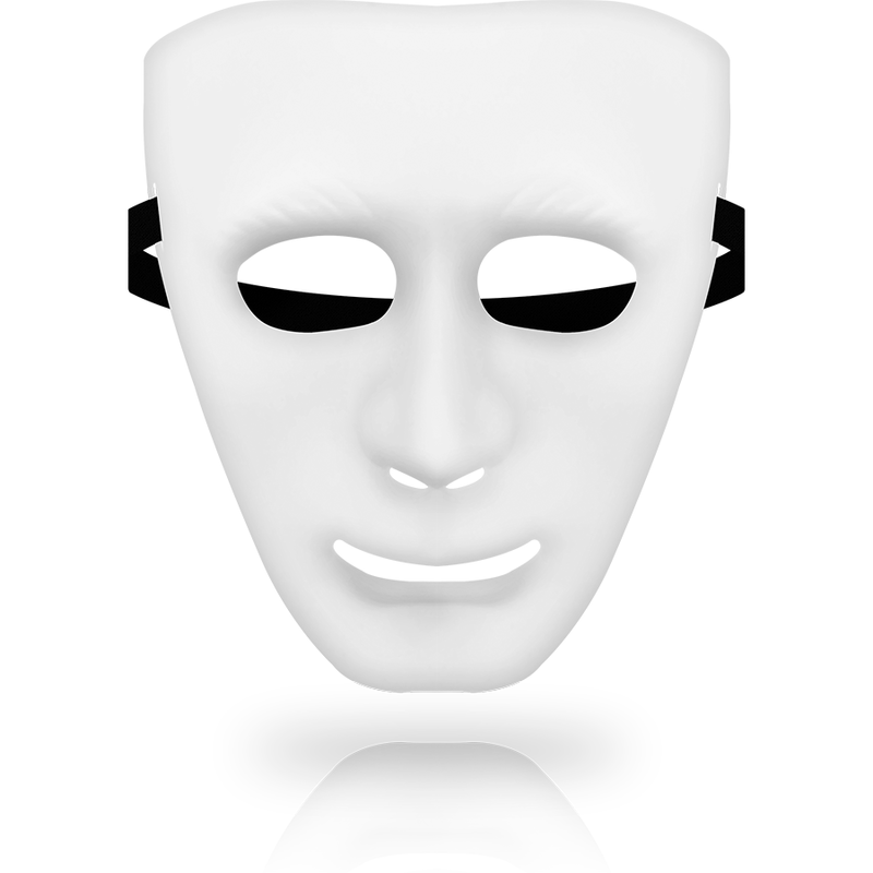 MASCHERINE MASCHERA BIANCA TAGLIA UNICA - CHARME VIBE