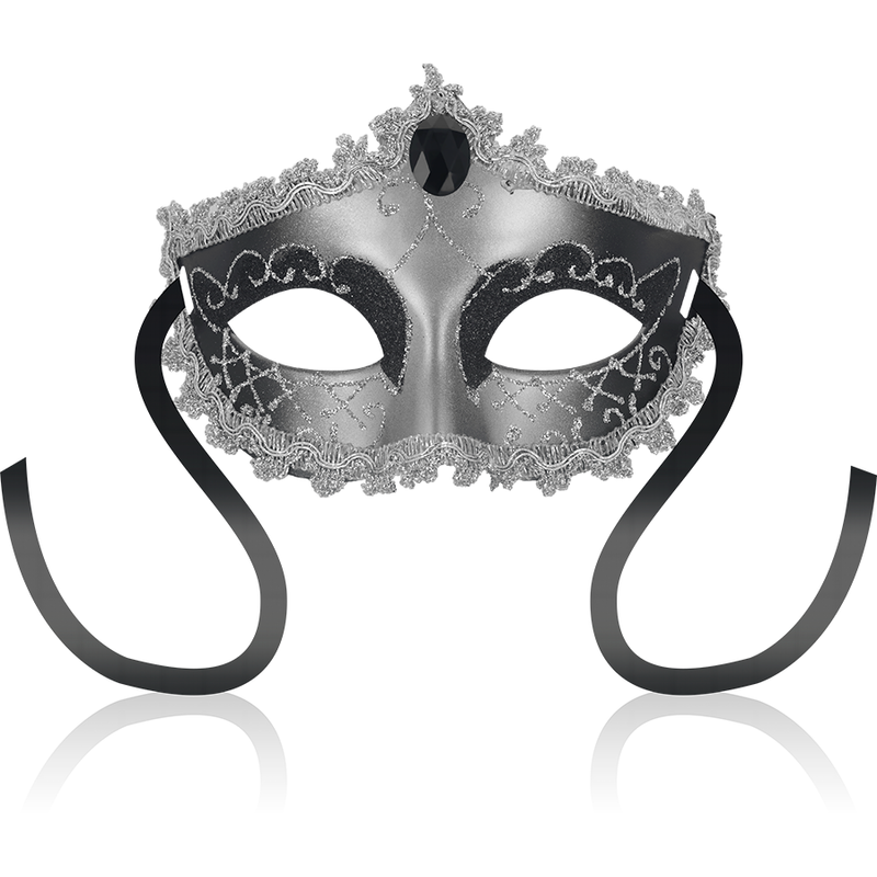 MASCHERE MASCHERA NERA DIAMOND GRIGIA - CHARME VIBE