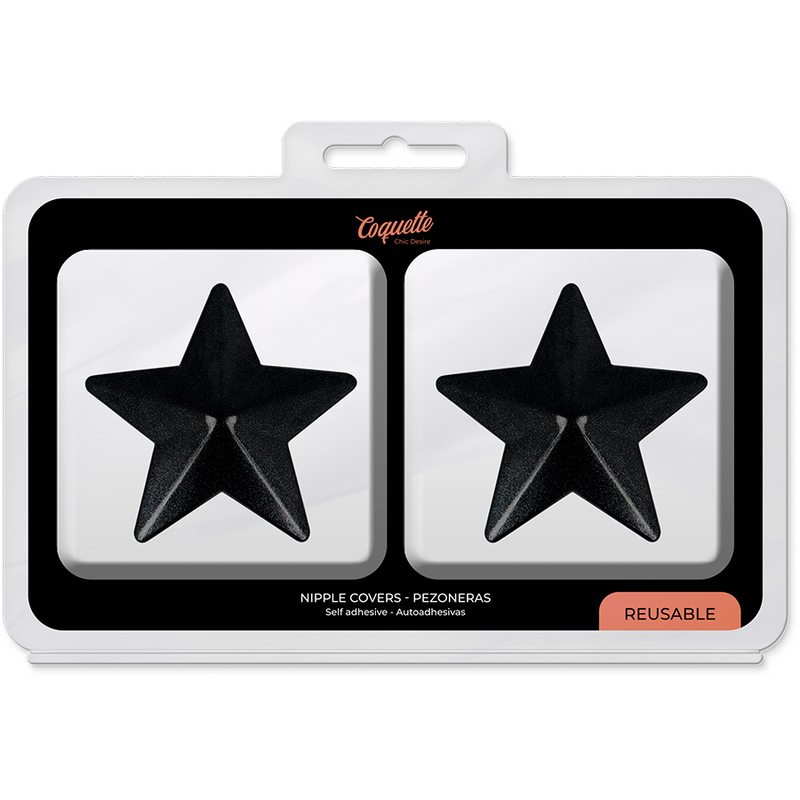 COPRI CAPEZZOLI BLACK STARS