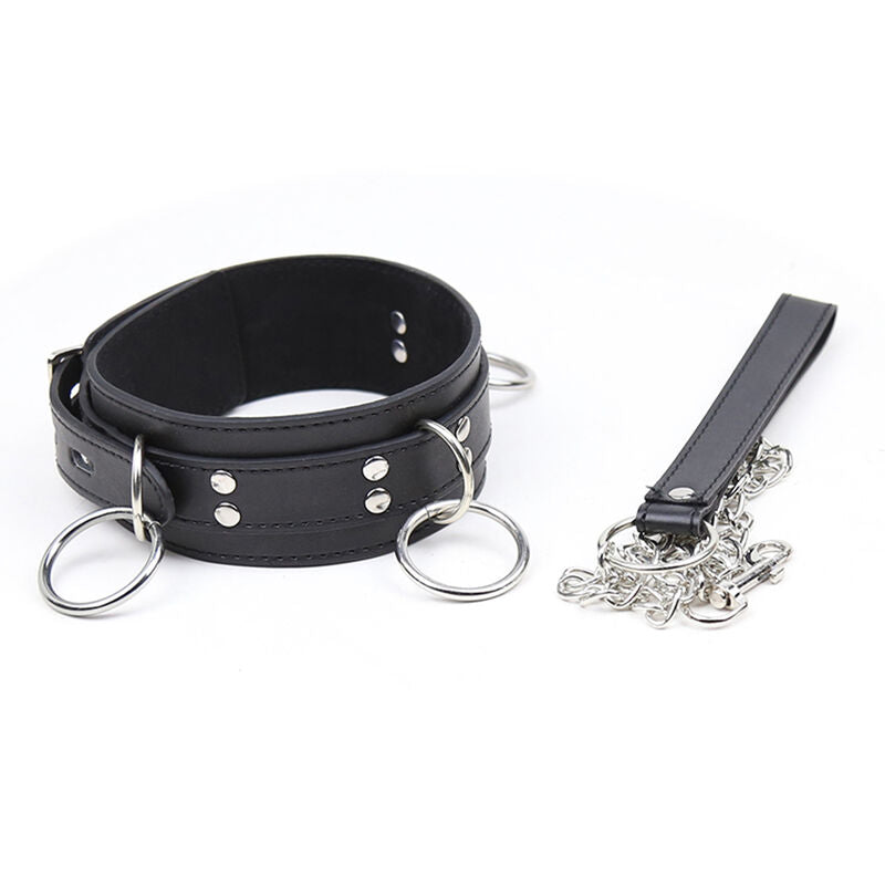 COLLANA DI SOTTOMISSIONE CON 3 ANELLI - CHARME VIBE