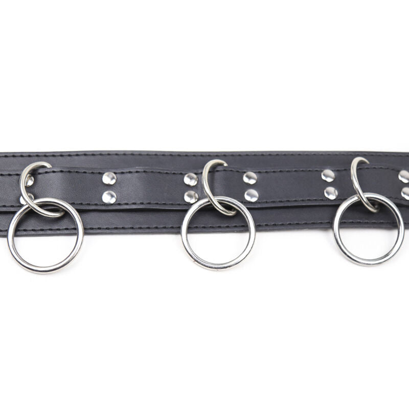 COLLANA DI SOTTOMISSIONE CON 3 ANELLI - CHARME VIBE