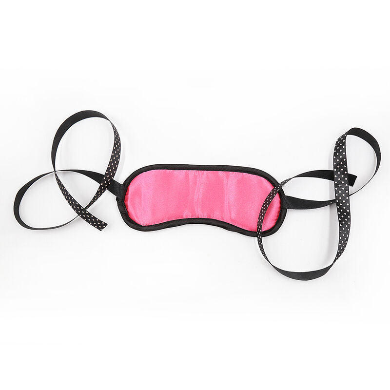 SET BONDAGE DI MANETTE, FRUSTA E MASCHERA - CHARME VIBE