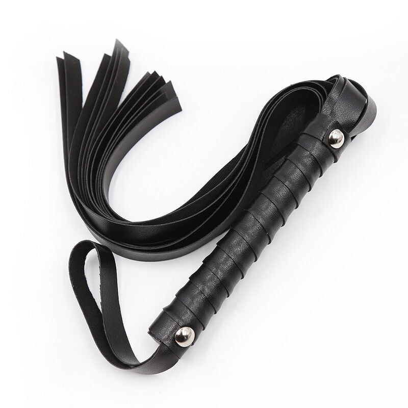 SET BONDAGE DI MANETTE, FRUSTA E MASCHERA - CHARME VIBE