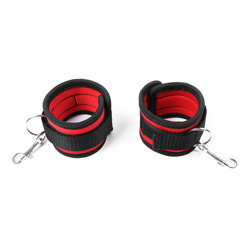 OHMAMA FETISH NYLON BIND GANCIO E POLLICI AD ANELLO - CHARME VIBE