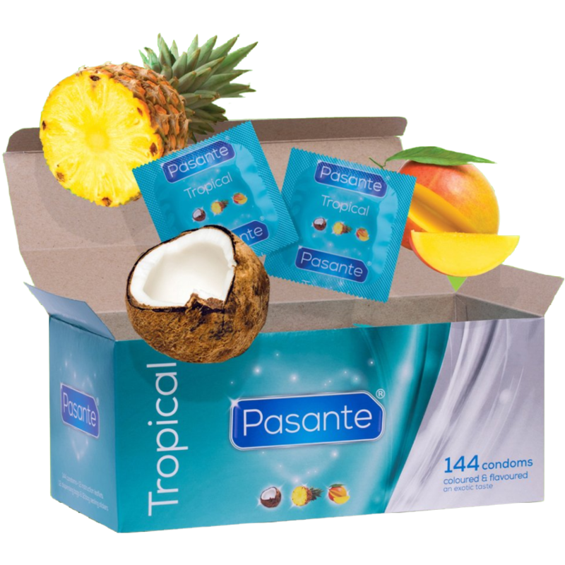 PRESERVATIVI SAPORI TROPICALI 144 UNIT- CHARME VIBE