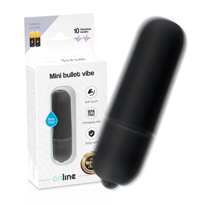 MINI PROIETTORE VIBRANTE NERO - CHARME VIBE