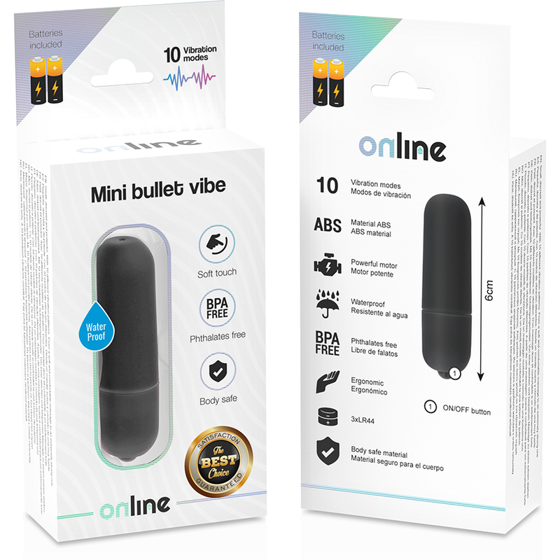MINI PROIETTORE VIBRANTE NERO - CHARME VIBE