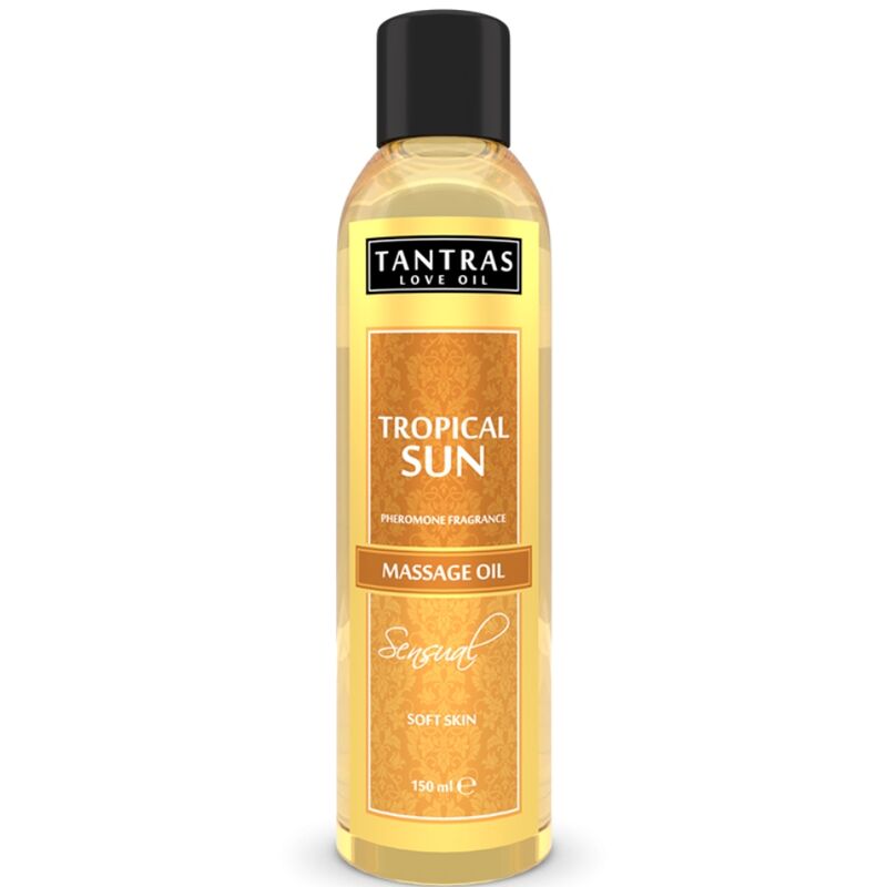 TANTRAS LOVE OIL OLIO DA MASSAGGIO SOLE TROPICALE 150 ML - CHARME VIBE
