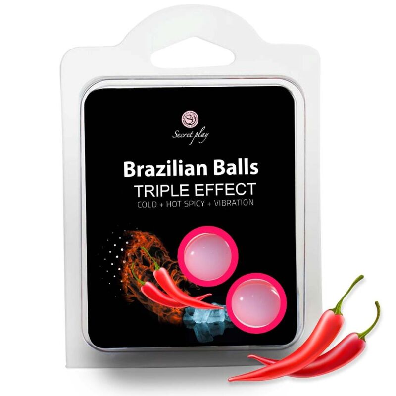 SET 2 PALLINE BRASILIANE TRIPLO EFFETTO - CHARME VIBE