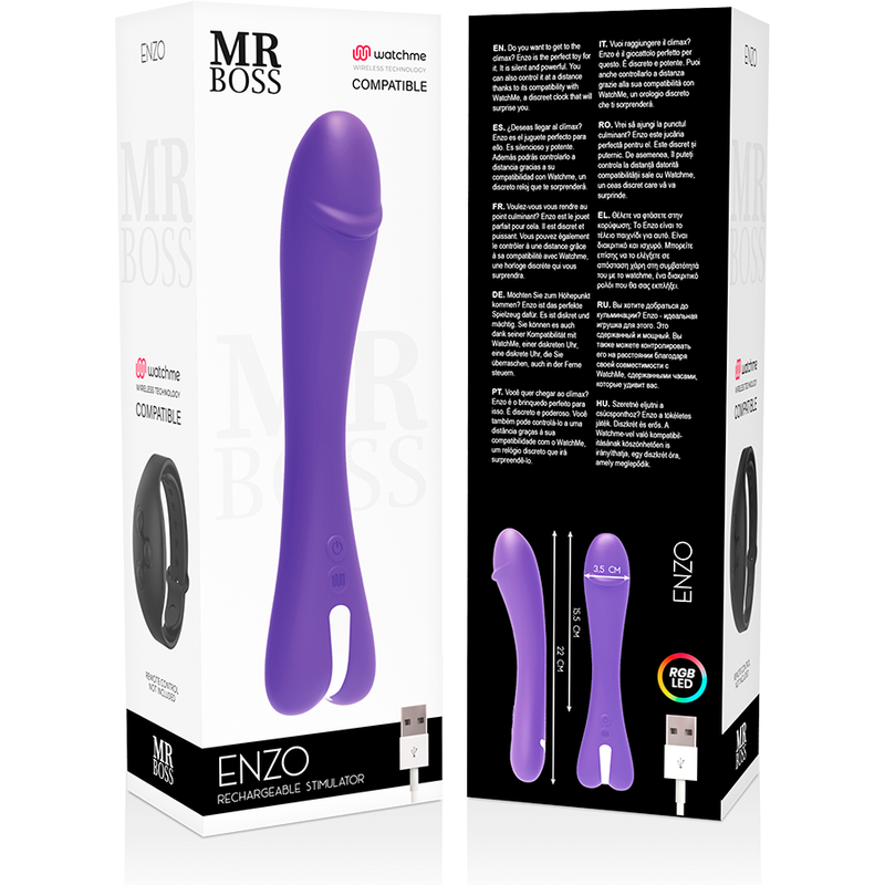 ENZO VIBRATORE WATCHME COMPATIBILE CON TECNOLOGIA WIRELESS - CHARME VIBE