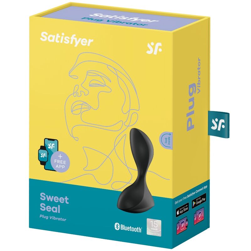 APP TAPPO VIBRANTE SWEET SEAL NERO - CHARME VIBE