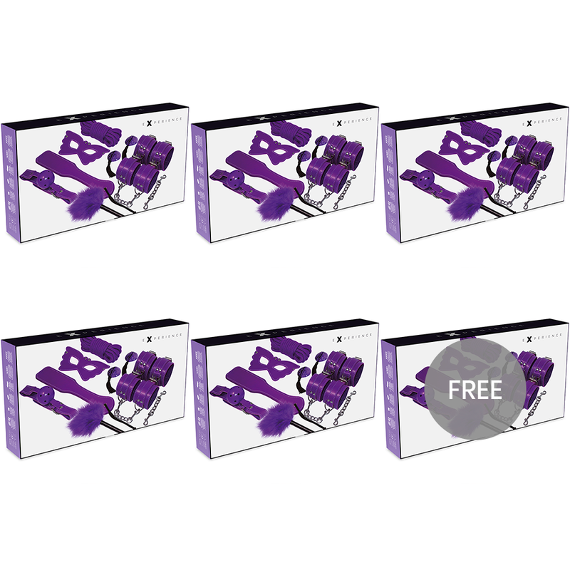 KIT FETISH BDSM VIOLA SERIE 5+1 GRATIS - CHARME VIBE