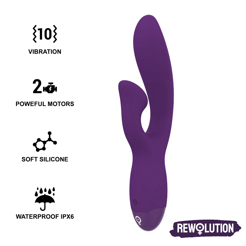 REWOFUN VIBRATORE FLESSIBILE CON CONIGLIO - CHARME VIBE