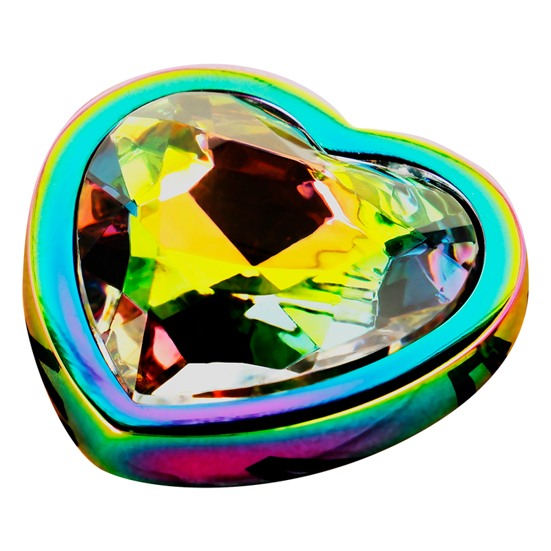 PLUG ANALE CUORE IRIDESCENTE TAGLIA S - CHARME VIBE