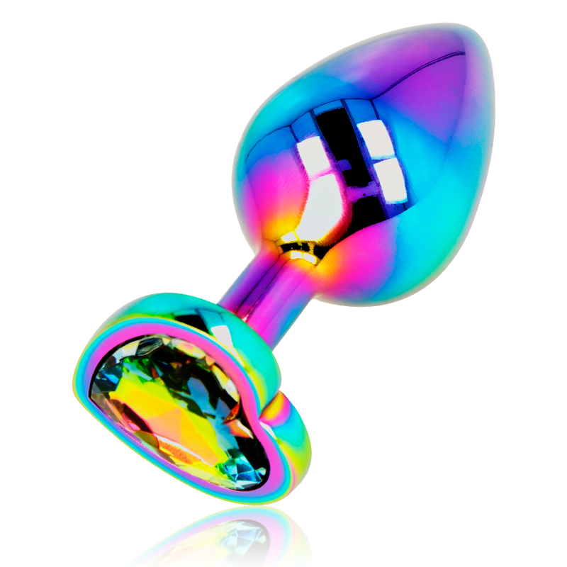 PLUG ANALE CUORE IRIDESCENTE TAGLIA M - CHARME VIBE