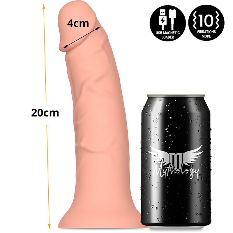 ASHER ORIGINAL DILDO M - VIBRATORE COMPATIBILE CON TECNOLOGIA WATCHME WIRELESS - CHARME VIBE