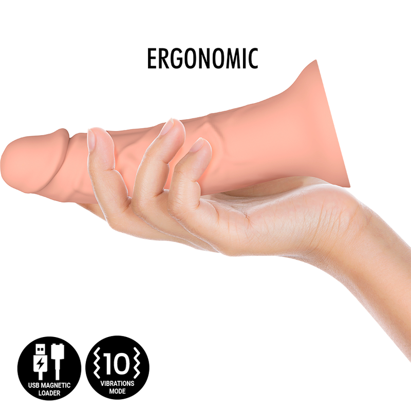 ASHER ORIGINAL DILDO M - VIBRATORE COMPATIBILE CON TECNOLOGIA WATCHME WIRELESS - CHARME VIBE