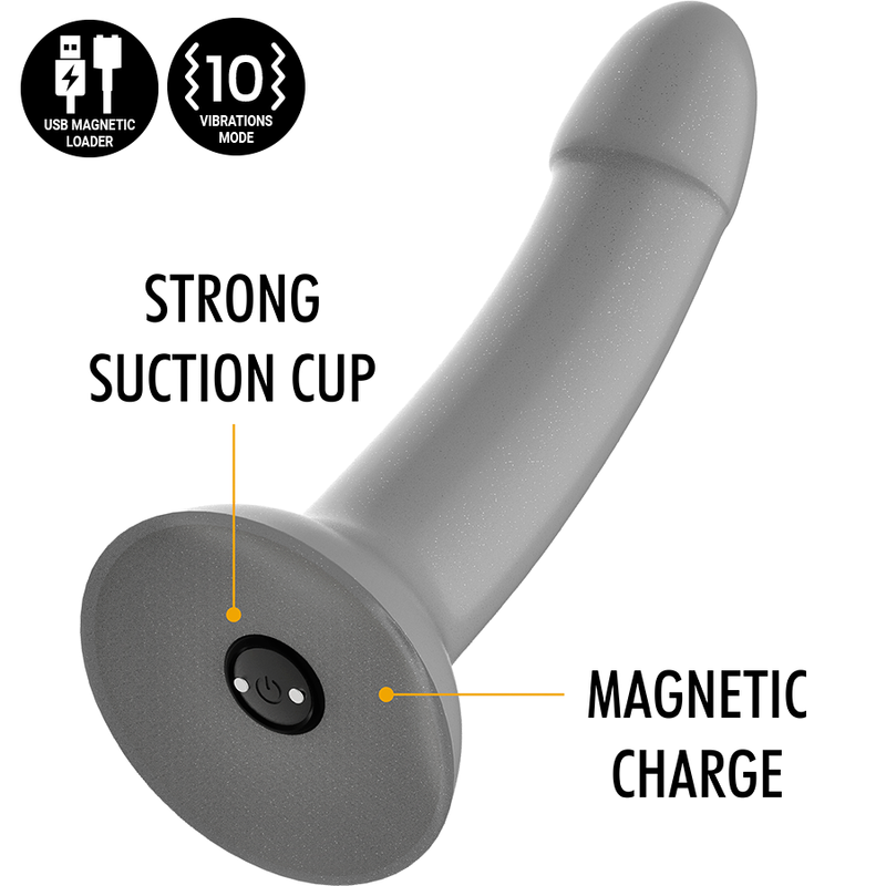 RUNE MAJESTIC DILDO S VIBRATORE WATCHME COMPATIBILE CON TECNOLOGIA WIRELESS - CHARME VIBE