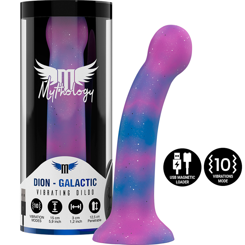 DION GALACTIC DILDO S VIBRATORE WATCHME COMPATIBILE CON TECNOLOGIA WIRELESS - CHARME VIBE