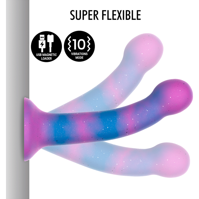 DION GALACTIC DILDO S VIBRATORE WATCHME COMPATIBILE CON TECNOLOGIA WIRELESS - CHARME VIBE