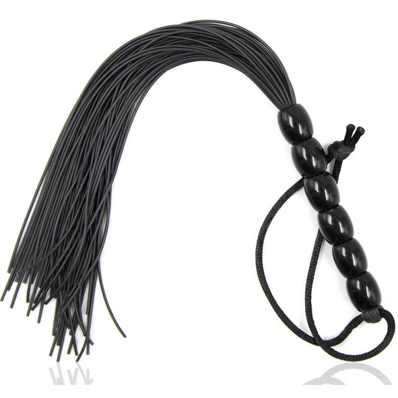FLOGGER OHMAMA FETISH CON MANICO IN SILICONE NERVATO 22 CM - CHARME VIBE
