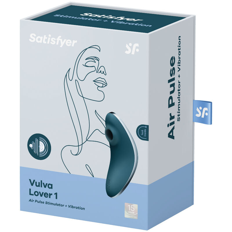 VULVA LOVER 1 STIMOLATORE E VIBRATORE A IMPULSI DARIA BLU - CHARME VIBE