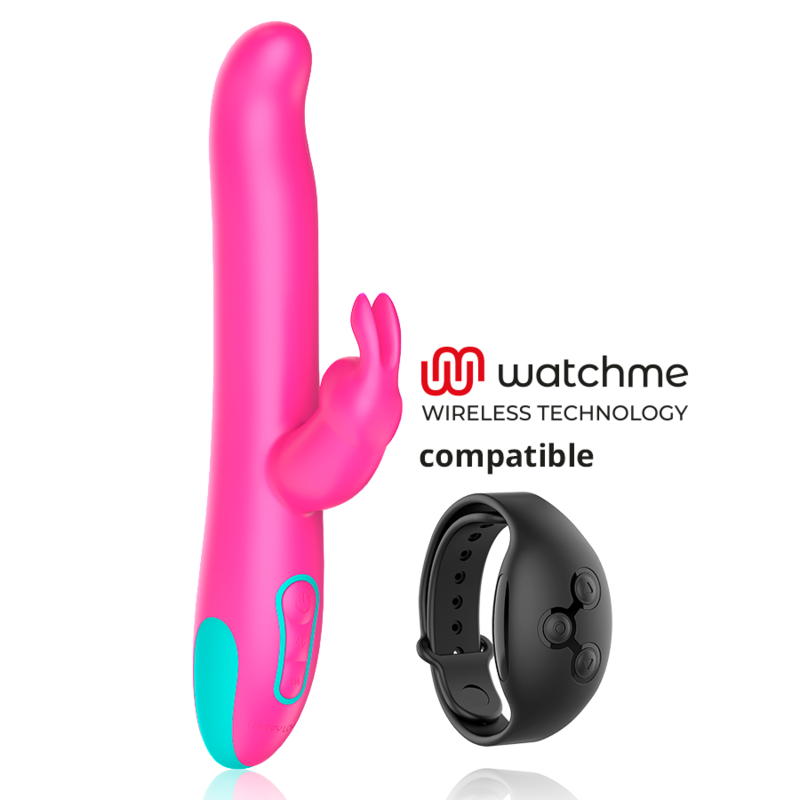 PLUTO CONIGLIO VIBRATORE E ROTATORE WATCHME COMPATIBILE CON LA TECNOLOGIA WIRELESS - CHARME VIBE
