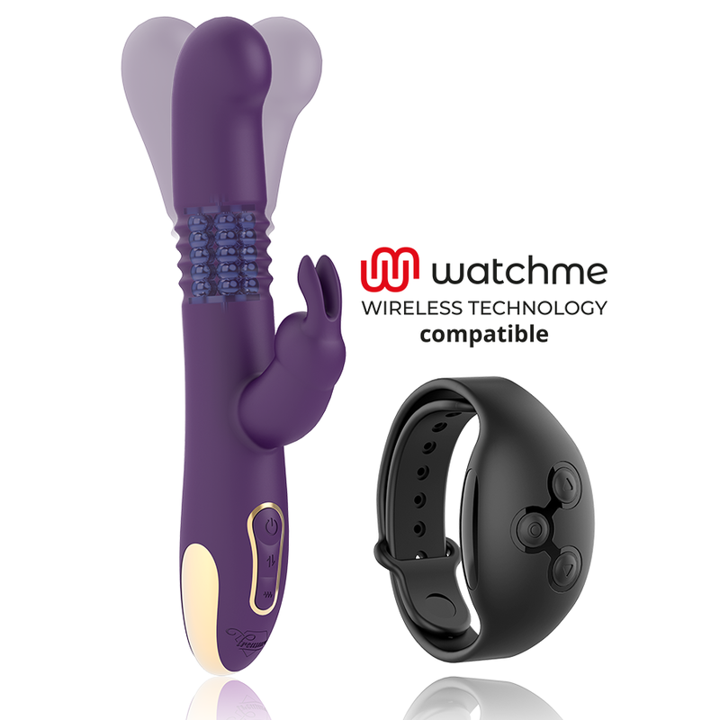 BASTIAN RABBIT UP & DOWN, ROTATORE E VIBRATORE COMPATIBILE CON LA TECNOLOGIA WIRELESS WATCHME - CHARME VIBE