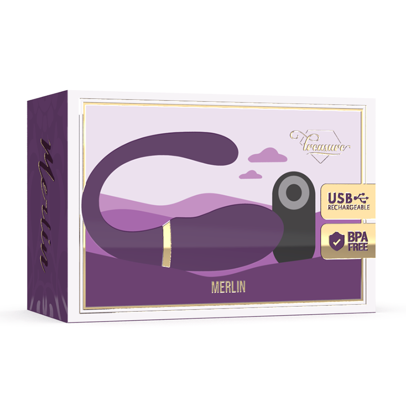 TELECOMANDO MERLIN DOPPIA COPPIA VIBRATORE - CHARME VIBE