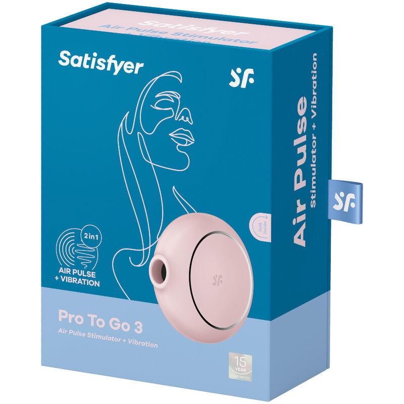 STIMOLATORE E VIBRATORE A DOPPIO PRO TO GO 3 ROSA - CHARME VIBE