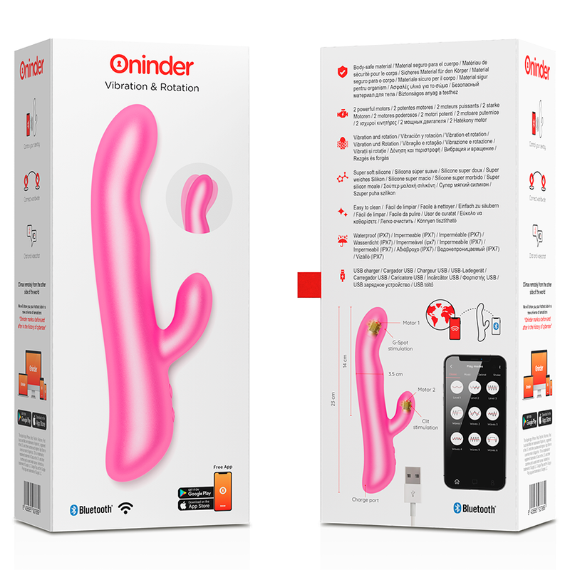 OSLO VIBRAZIONE E ROTAZIONE ROSA APP GRATUITA - CHARME VIBE