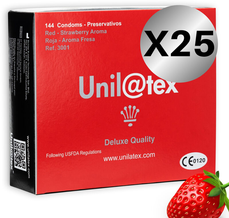 CONSERVANTI ROSSO / FRAGOLA CONFEZIONE 25 X 144 UNITÀ- CHARME VIBE